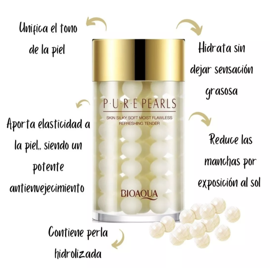 Crema-Loción Rejuvenecedora con Esencia de Perlas – Cara y Cuello 60g BIOAQUA