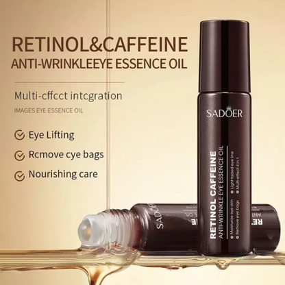 Sérum Roll-On para Contorno de Ojos con Retinol y Cafeína – Fórmula Antifatiga y Antiedad