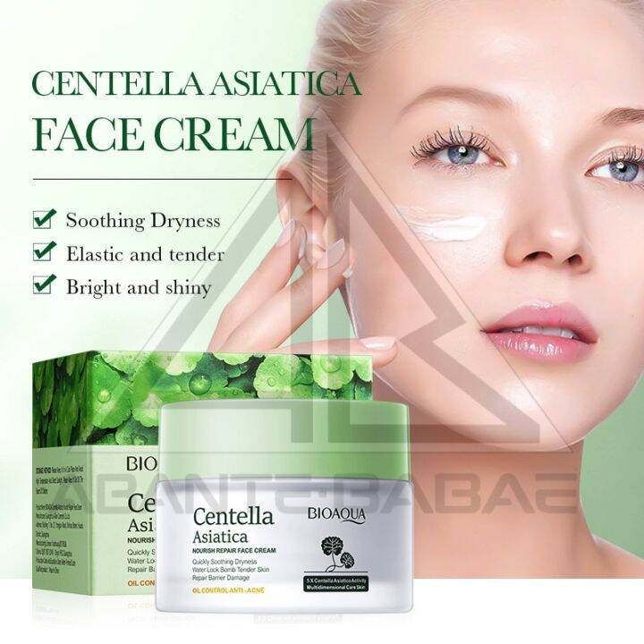 Crema Antiacné con Extracto de Centella Asiática (Face Cream Anti-Acne Centella Asiatica) – BIOAQUA