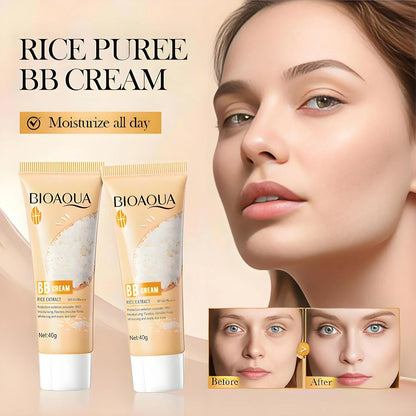 Base bloqueadora SPF45 con arroz | BIOAQUA