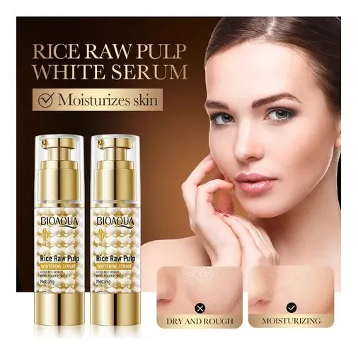 Suero Despigmentante con Extracto de Arroz (Rice Raw Pulp Whitening Serum) – BIOAQUA