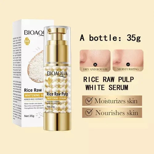 Suero Despigmentante con Extracto de Arroz (Rice Raw Pulp Whitening Serum) – BIOAQUA