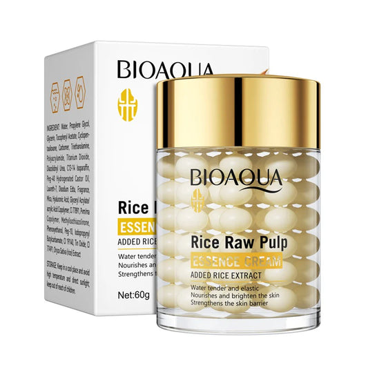 Crema Facial Hidratante con Esencia de Arroz (Rice Raw Pulp Essence Cream) – BIOAQUA