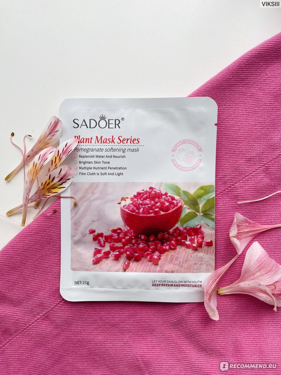 Mascarilla Rehidratante - Plant Mask - Granada 25g Sadoer