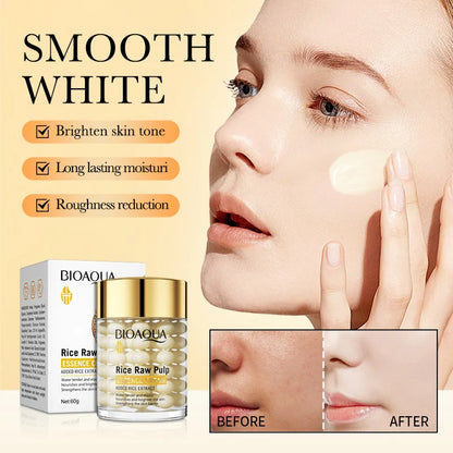 Crema Facial Hidratante con Esencia de Arroz (Rice Raw Pulp Essence Cream) – BIOAQUA